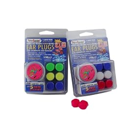 3-pair Pack of PUTTY BUDDIES Floating Formula Soft Silicone Ear Plugs for Swimming/ Bathing