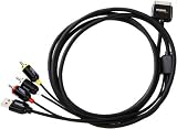 AmazonBasics 6.5-Foot/2-Meter Composite AV Cable for Apple iPhone/iPad/iPod