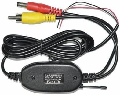 Beastron 12V/2.4GHz Wireless Video Transmitter and Receiver for Vehicle Backup Camera/Front Car Camera (ZBC-101)