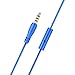 AILIHEN Headphones, C5 Headphones with Microphone & Music Sharing,Foldable Lightweight On Ear Headphone Headset for iPhone iPod iPad Mac Laptop PC (Blue)