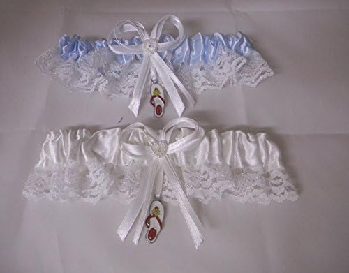 Wedding Ceremony Reception Sunsets Beach Life Flip Flop Garters 2 Psc
