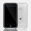 Uniea Touch 2G/3G U-Feel Touchable Crystal Case - Metallic White