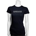 Reebok Dallas Cowboys Navy Blue Ladies Wordmark Bling T-shirt