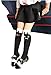Girl's Funny Cat's Face Knee High Socks
