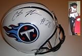 Chris Johnson Hand Autographed/Hand Signed Tennessee Titans Authentic Pro Helmet
