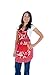 Flirty Aprons Women's Original Apron, Sassy Red
