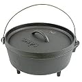 Lodge Logic 4-Quart Cast-Iron Camp Dutch Oven