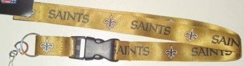 NFL New Orleans Saints Lanyard, Gold