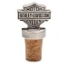 Kitchen & Housewares : Harley Davidson Bar & Shield Wine Stopper--LIMITED EDITION. Sculpted pewter Bar & Shield logo. Measures 1" in diameter x 1 5/8" x 2 3/8". 96972-09V