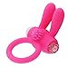 Vibrating Penis Ring, Tracy's Dog Vibrating Mini Silicone Rabbit Cock Ring Stimulator Sex Toy