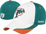 Reebok Miami Dolphins Orange Arm Flex Fit Vintage Hat