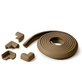 Prince Lionheart Table Edge Guard with 4 Corners (Chocolate)