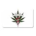 Magnet Rectangular of Medical Marijuana Logo