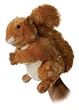 SLY BROWN SQUIRREL PLUSH BODY PUPPET 12"