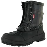 LEVI'S Jeans Chaser Plaid Mens Fleece Warm Lined Duck Toe Leather Zip Winter Snow Boots Shoes... by Levi's
