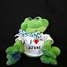 

Plush Frog (Thad Polz) toy with I Love Sushi