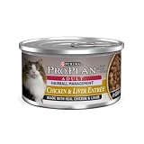 Pro Plan Extra Care Hairball Management Chicken and Liver Canned Cat Food by Pro Plan