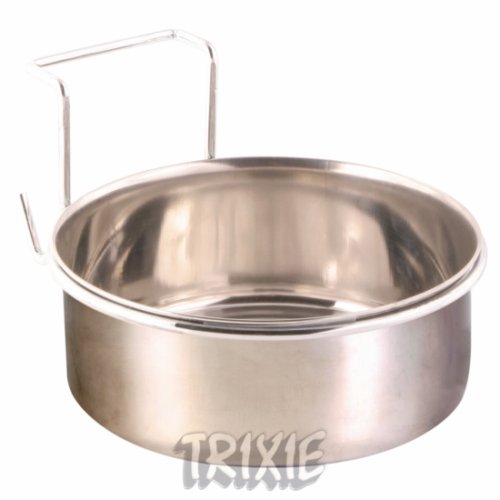 Trixie 5496 Edelstahlnapf mit Halter 0,9 Liter/&oslash; 14 cm Preisvergleich