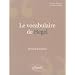 Le vocabulaire de Hegel