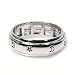 STERLING SILVER RING - Moons and Stars 7mm