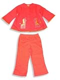 Picture Me by Austin & Ashley - Infant Baby Girls Long Sleeved Pant Set, Coral