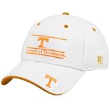 The Game Tennessee Volunteers White 3 Bar Stretch Fit Hat
