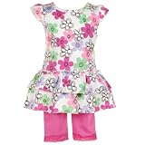 Little Girls Clothes FLORAL Top Leggings FLAPDOODLES Spring Outfit Girl 2T-6X