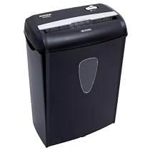 Aurora AS890C 8 Sheet Crosscut Paper/Credit Card Shredder with Basket