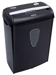 Aurora AS890C 8 Sheet Crosscut Paper/Credit Card Shredder with Basket 