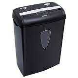 Aurora AS890C 8-Sheet Cross-Cut Paper/Credit Card Shredder with Basket