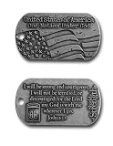 82nd Airborne Antique Finish Dog Tag Necklace