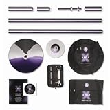 45mm Xpole Dancing Pole Kit Fully Portable with Carrying Cases and DVD