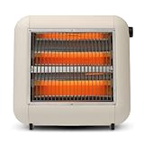 プラスマイナスゼロ 遠赤外線電気ストーブ（ベージュ）PLUS MINUS ZERO　±0 XHS-U010-C