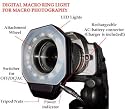 Led Macro Ring Light For Canon Powershot A650 With Adapter Tube