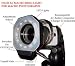 Led Macro Ring Light For Macro Ring Flash For Nikon Coolpix P6000 With Adapter Tube