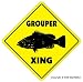 GROUPER CROSSING - Sign - xing florida offshore fishing