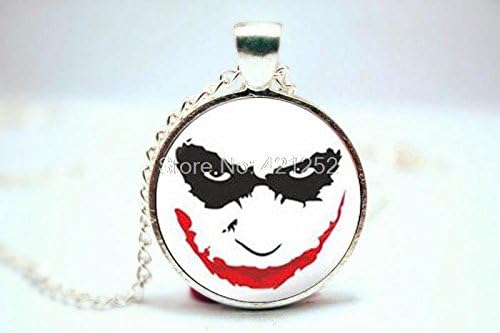Pretty Lee 2015 Fashion Joker Face Pendant Necklace Glass Photo Cabochon Necklace Christmas gift
