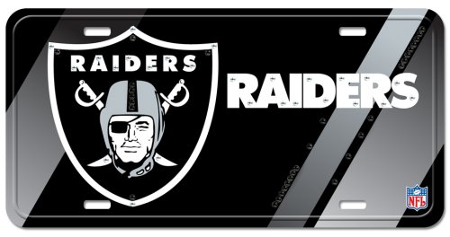Oakland Raiders Street Flair Plate