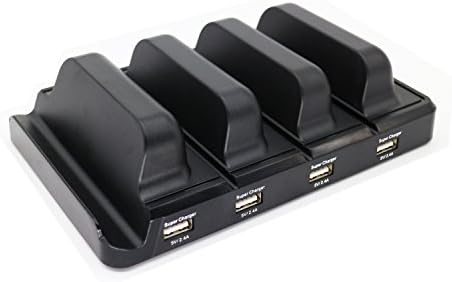 Tentek 4-port 48W Universal USB Charging Station Dock for Smartphone,iphone,iPad, Samsung Galaxy,LG,Ipod,Nextus,HTC,Tablet PC and more (4-port )