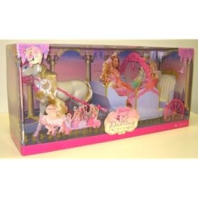 Barbie in the 12 Dancing Princesses Horse and Expandable Carriage by 