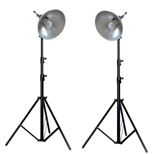 Ex-Pro Photo Professional Day Maxi Pro Light Set Lighting Kit for Photo Tents for White back photogr