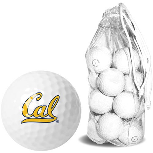 California Golden Bears NCAA15 Golf Ball Clear Pack