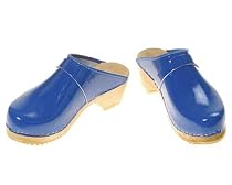 Berlin-Clogs Lack Clog, Farbe: royal