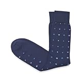 Paul Fredrick Dots Peruvian Pima Cotton Blend Over-the-Calf Socks