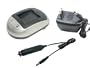 Sony Cybershot DSC-W55 Digital Camera Battery Charger - TechFuel&reg; AC & DC Compatible Desktop Battery Charger