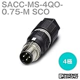 フェニックスコンタクト 丸型防水コネクタ SACC-MS-4QO-0.75-M SCO 4極 NN