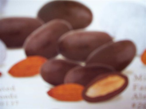 Milk Chocolate Covered Almonds, Gourmet Quality, 1 Lb by Candy Zone