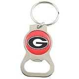 Georgia Bulldogs Metal Bottle Opener Keychain