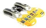 2 Wind up torches with emergency phone charger