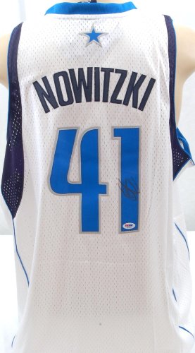 Dirk Nowitzki Autographed Jersey - PSA/DNA - Autographed NBA Jerseys